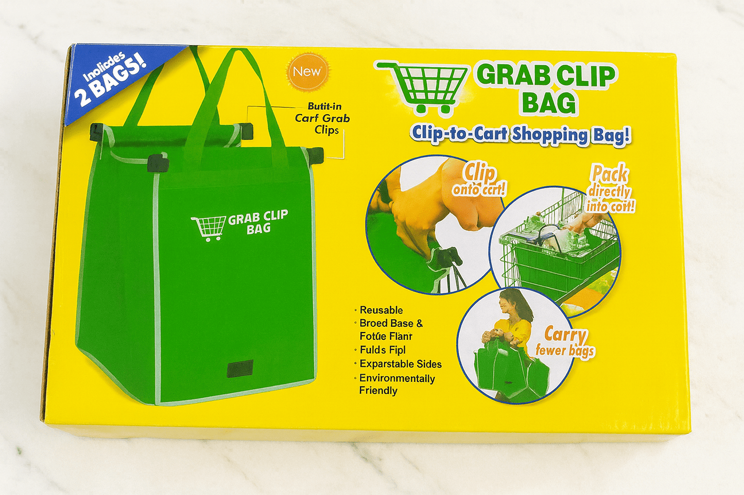 Grab Clip Shopping Bag