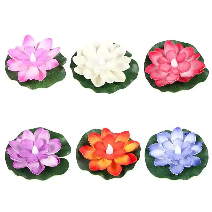 LED Flower Candle Set