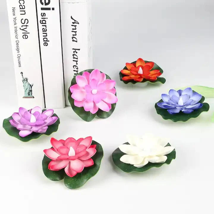 LED Flower Candle Set